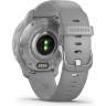 Часы GARMIN VENU 2 PLUS SILVER STAINLESS STEEL BEZEL WITH POWDER GRAY CASE AND SILICONE BAND 010-02496-10