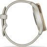 Часы GARMIN VIVOMOVE TREND с безелем цвета кремового золота из нержавеющей стали с серым корпусом и силиконовым ремешком 010-02665-02